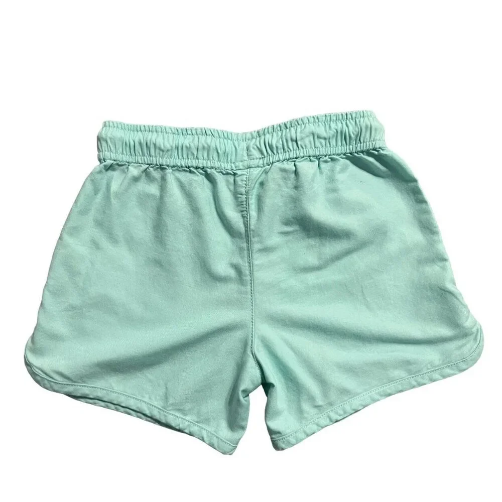 OshKosh 6/6X Seafoam Green Drawstring Shorts